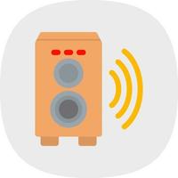 diseño de icono de vector de altavoz