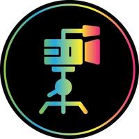 Camera Tripod Vector Icon Design