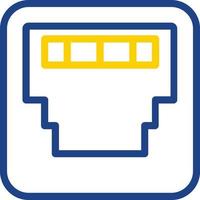 diseño de icono de vector de ethernet