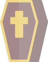 Coffin Vector Icon Design