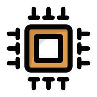 Trendy Microprocessor  Concepts vector