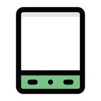 Trendy Tablet Concepts vector