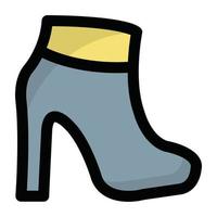 Platform Pump Shoes vector