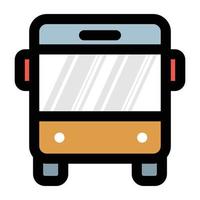 Trendy Bus Concepts vector