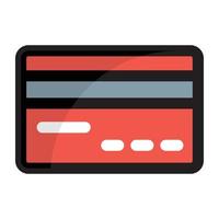 Trendy Credit Card vector