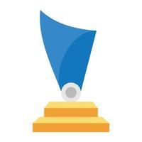 Trendy Award Trophy vector