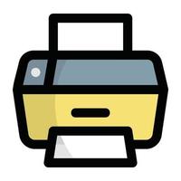 Trendy Printer Concepts vector