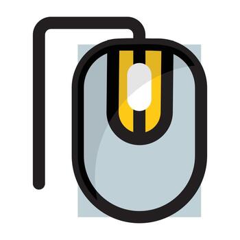 ratón de computadora de moda vector