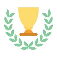 Trendy Award Honor vector