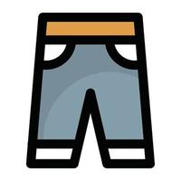 Trendy Short Pants vector