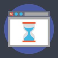 Trendy Website Loading vector