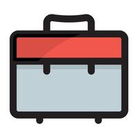 Trendy Briefcase Concepts vector