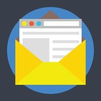 Trendy Email Marketing vector