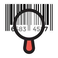 Trendy Barcode Scan vector