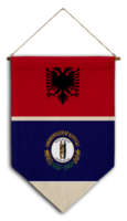 bandera relación país colgando tela viaje inmigración consultoría visa transparente albania kentucky png