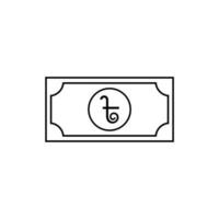 símbolo de icono de moneda de bangladesh, taka de bangladesh, signo bdt. ilustración vectorial vector