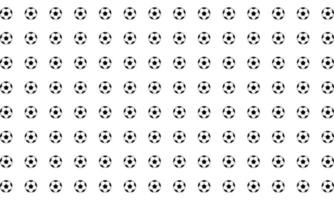 Seamless Motif Pattern Composed by Foot Ball or Soccer Ball Composition for Background, Pattern, Decoration, Ornate, Website or Graphic Design Element. Vector Illustration