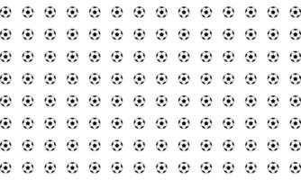 Seamless Motif Pattern Composed by Foot Ball or Soccer Ball Composition for Background, Pattern, Decoration, Ornate, Website or Graphic Design Element. Vector Illustration