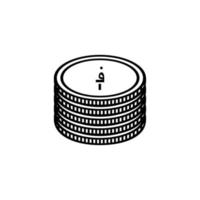 Afghanistan Currency Icon Symbol, Afghan Afghani, AFN Sign. Vector Illustration