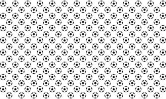 Seamless Motif Pattern Composed by Foot Ball or Soccer Ball Composition for Background, Pattern, Decoration, Ornate, Website or Graphic Design Element. Vector Illustration