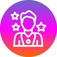 Superstar Vector Icon Design