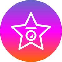 Walk of Fame Vector Icon Design