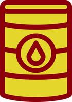 Oil Barrell Glyph Icon vector