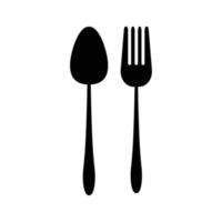 spoon and fork logo vector