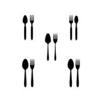 spoon and fork logo vector