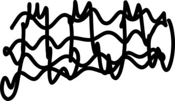 Wavy lines abstract elements. vector