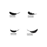 vector de logotipo de arte de pluma