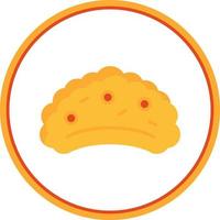 Empanada Vector Icon Design