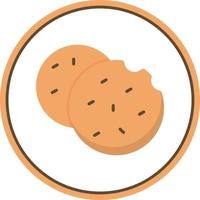 Chocolate Chip Vector Icon Design