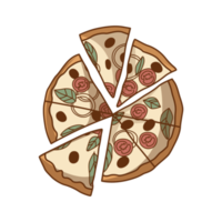 Slice pizza png Transparent background