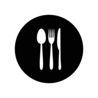 spoon fork knife logo vector