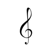 logotipo de nota musical vector