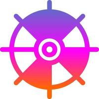 Nautical Wheel Vector Icon Design