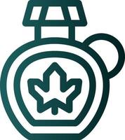 Maple Syrup Vector Icon Design