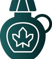 Maple Syrup Vector Icon Design