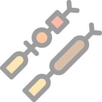 Kebab Vector Icon Design