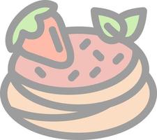 diseño de icono de vector de pavlova