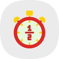 Half Time Vector Icon Design