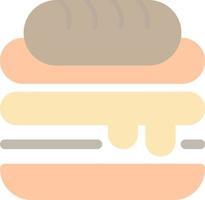 Cuban Sandwich Vector Icon Design