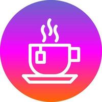 Afternoon Tea Vector Icon Design