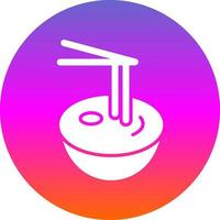 diseño de icono de vector de bibimbap