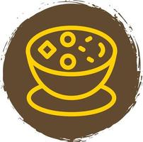 Clam Chowder Vector Icon Design