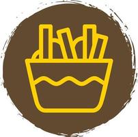 Poutine Vector Icon Design