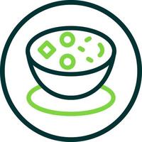 Clam Chowder Vector Icon Design