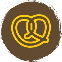 Pretzel Vector Icon Design