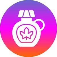 Maple Syrup Vector Icon Design